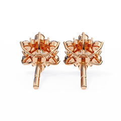 0.71 Carat Floral Lab-Grown Diamond Pendant