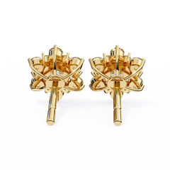 0.71 Carat Floral Lab-Grown Diamond Pendant
