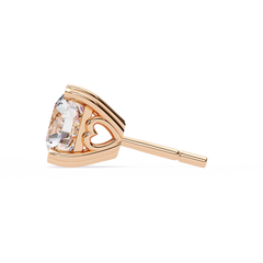 2.57 Carat Amour Diamond Stud Earrings