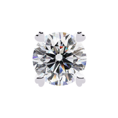 2.57 Carat Amour Diamond Stud Earrings