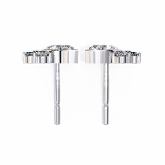 Solitairekart 0.47 Carat Marquise Cluster Natural Diamond Stud Earrings – HI Color, VS-SI Clarity