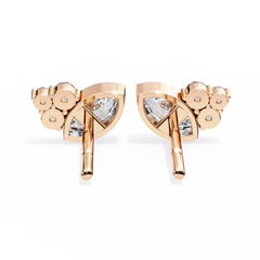 Solitairekart 0.47 Carat Marquise Cluster Natural Diamond Stud Earrings – HI Color, VS-SI Clarity