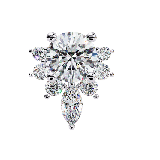0.68 Carat Starlight Bloom Marquise Diamond Earrings – ER14039