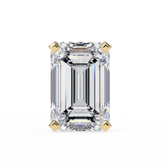 2.39 Carat Emerald-Cut Lab-Grown Diamond Solitaire Stud Earrings – Emerald Gleam