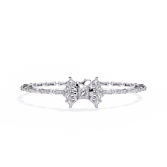 Solitairekart Diamond Bow Bracelet - 1.65 Ct