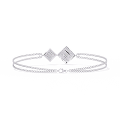 Sleek Modern Line Bracelet 0.54 Ct