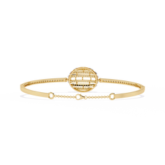 Radiant Horizon Round-Cut Diamond Bracelet 0.66 Ct