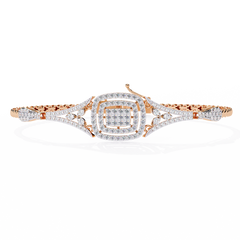 Elegant Round Lab-Grown Diamond Bracelet 1.07 Ct