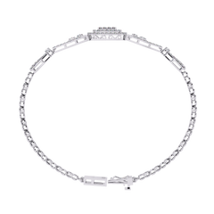 Elegant Round Lab-Grown Diamond Bracelet 1.07 Ct