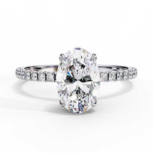 Timeless Love 1.43 Carat Oval Cut Solitaire Engagement Ring