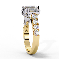 Celestial 3 Carat Oval Cut Solitaire Diamond Ring