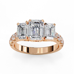 Celestial 3 Carat Oval Cut Solitaire Diamond Ring