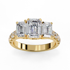 Celestial 3 Carat Oval Cut Solitaire Diamond Ring