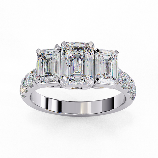 Celestial 3 Carat Oval Cut Solitaire Diamond Ring