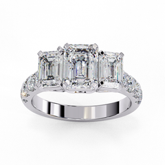 Celestial 3 Carat Oval Cut Solitaire Diamond Ring