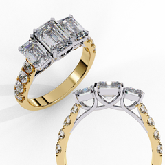 Celestial 3 Carat Oval Cut Solitaire Diamond Ring