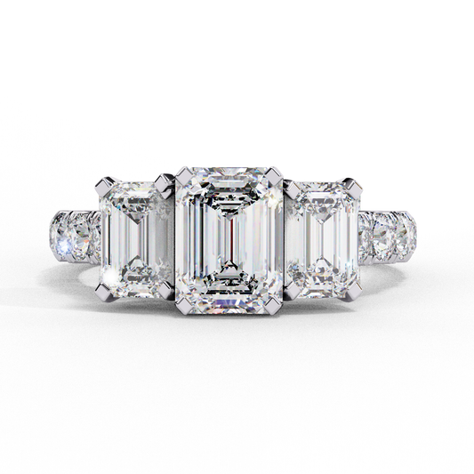 Celestial 3 Carat Oval Cut Solitaire Diamond Ring