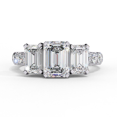 Celestial 3 Carat Oval Cut Solitaire Diamond Ring