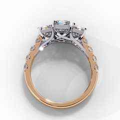 Celestial 3 Carat Oval Cut Solitaire Diamond Ring