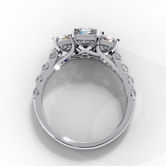 Celestial 3 Carat Oval Cut Solitaire Diamond Ring