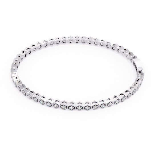 Classic Diamond Tennis Bracelet –  1.05 Ct