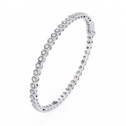 Classic Diamond Tennis Bracelet –  1.05 Ct