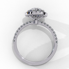 Purnima Radiance – Elegant Engagement Ring 1.86 Carat