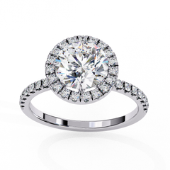 Purnima Radiance – Elegant Engagement Ring 1.86 Carat