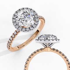 Purnima Radiance – Elegant Engagement Ring 1.86 Carat
