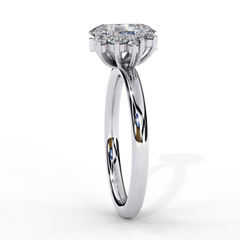 Celestial 1.22 Carat Oval Cut Solitaire Diamond Ring
