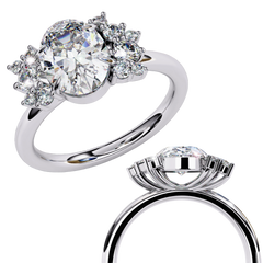 Celestial 1.22 Carat Oval Cut Solitaire Diamond Ring