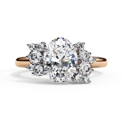 Celestial 1.22 Carat Oval Cut Solitaire Diamond Ring