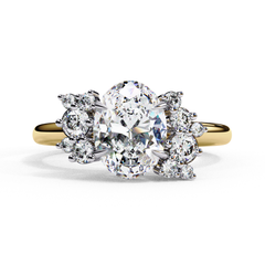Celestial 1.22 Carat Oval Cut Solitaire Diamond Ring