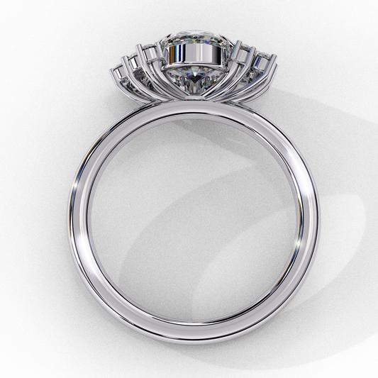Celestial 1.22 Carat Oval Cut Solitaire Diamond Ring