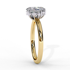 Celestial 1.22 Carat Oval Cut Solitaire Diamond Ring