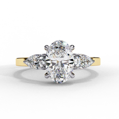 Luminous Cascade 1.53 Carat Oval Cut Solitaire Diamond Ring