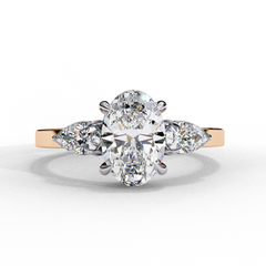 Luminous Cascade 1.53 Carat Oval Cut Solitaire Diamond Ring