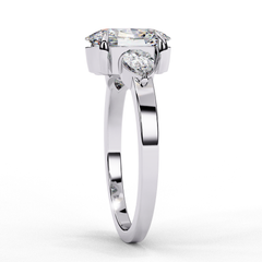 Luminous Cascade 1.53 Carat Oval Cut Solitaire Diamond Ring