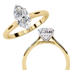 Marqida 0.82 Carat Diamond Elegance Ring