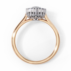 0.65 Carat Heart-Shaped Lab-Grown Diamond Ring in 18K Gold