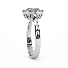 0.63 ct Heart-Shaped Lab-Grown Diamond Ring in 18K Gold