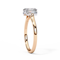 Angelina Jolie Inspired 1.44 Carat Emerald Cut Engagement Ring