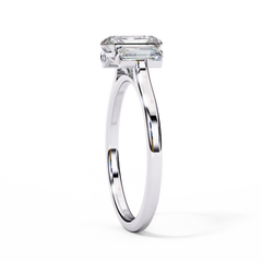 Angelina Jolie Inspired 1.44 Carat Emerald Cut Engagement Ring