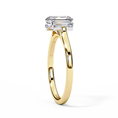 Angelina Jolie Inspired 1.44 Carat Emerald Cut Engagement Ring