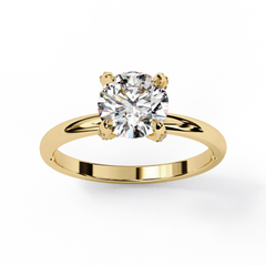 Aura 1.23 Carat Round Brilliant Cut Solitaire Diamond Ring