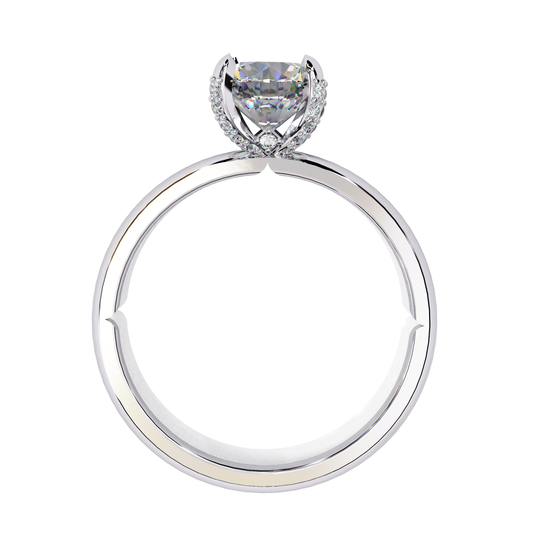 Aura 1.23 Carat Round Brilliant Cut Solitaire Diamond Ring