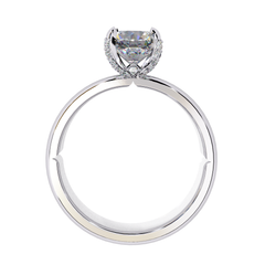 Aura 1.23 Carat Round Brilliant Cut Solitaire Diamond Ring