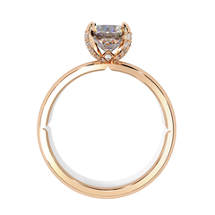 Aura 1.23 Carat Round Brilliant Cut Solitaire Diamond Ring