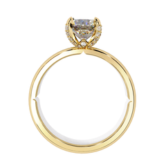 Aura 1.23 Carat Round Brilliant Cut Solitaire Diamond Ring