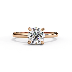 Aura 1.23 Carat Round Brilliant Cut Solitaire Diamond Ring